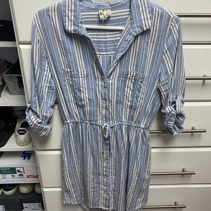 Summer mini dress 100% cotton size M